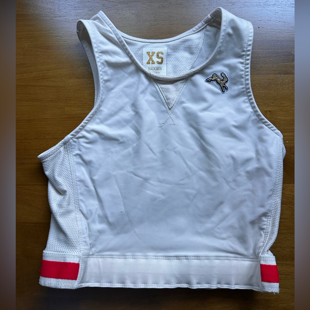 Old school Tracksmith tank made in USA